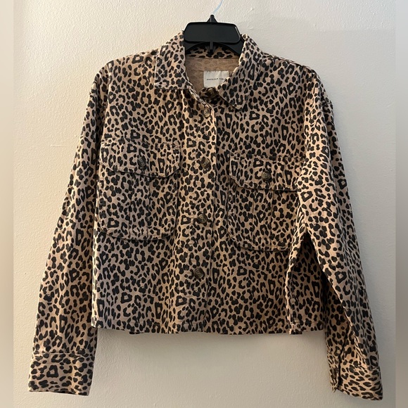 American Eagle Outfitters Jackets & Blazers - American Eagle leopard print jacket 100% cotton